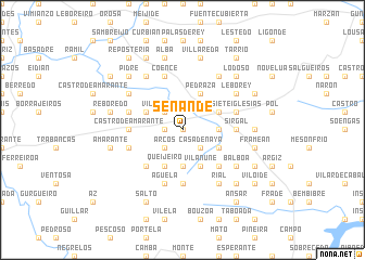 map of Senande