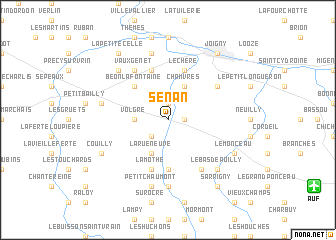map of Senan
