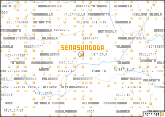 map of Senasungoda