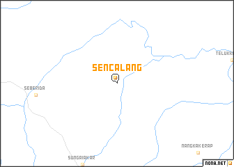 map of Sencalang