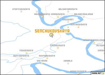 map of Senchukovskaya