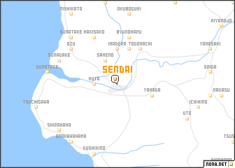 map of Sendai