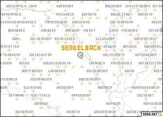 map of Sendelbach