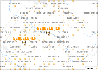 map of Sendelbach