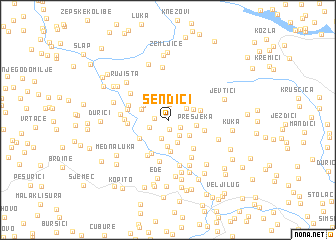 map of Sendići