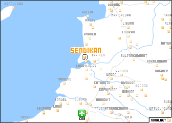 map of Sendikan