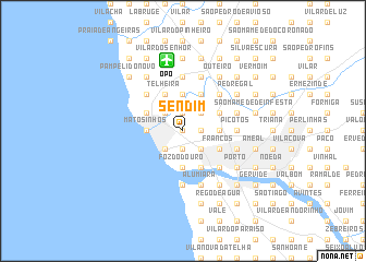 map of Sendim