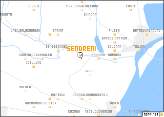 map of Şendreni