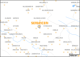 map of Şendriceni