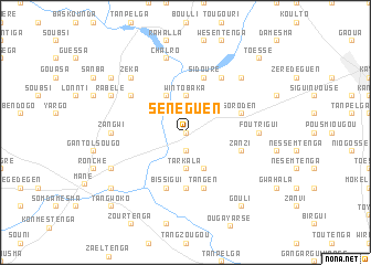 map of Senéguen