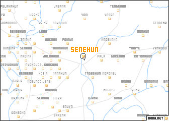 map of Senehun