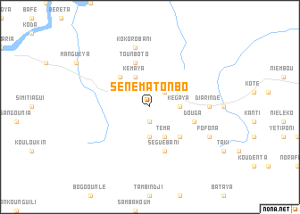 map of Sénématonbo