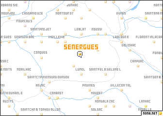 map of Sénergues