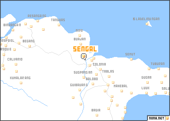 map of Sengal