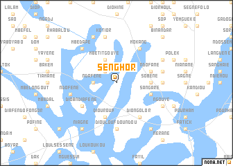 map of Senghor