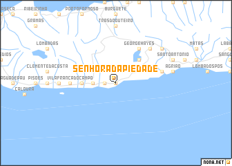 map of Senhora da Piedade