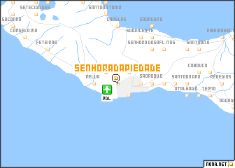 map of Senhora da Piedade