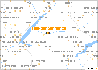 map of Senhora da Rabaça