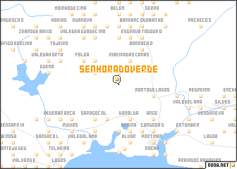 map of Senhora do Verde