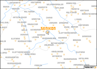 map of Seníkon