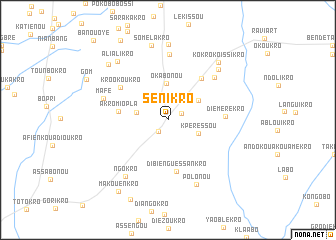 map of Sénikro