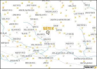 map of Senik
