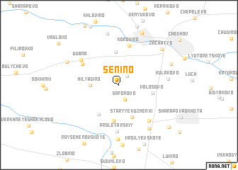 map of Senino