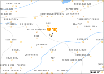 map of Senīq