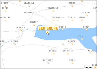 map of Senishche