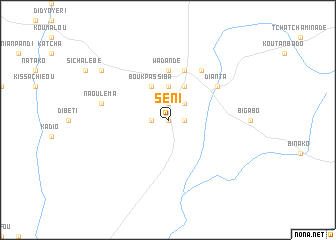 map of Séni