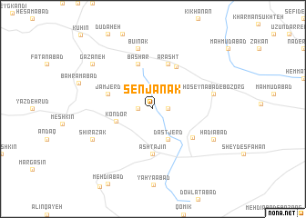 map of Senjānak