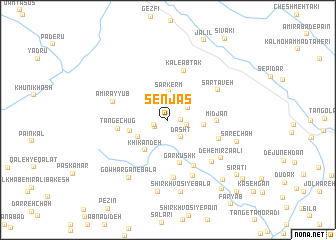 map of Senjās