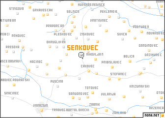 map of Šenkovec