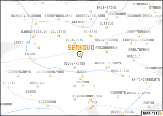 map of Sen\