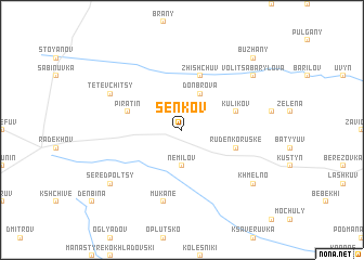 map of Senʼkov