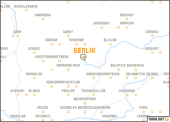 map of Şenlik