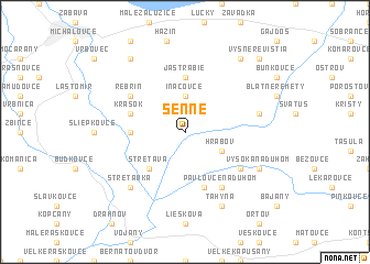 map of Senné