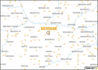 map of Sen Nghê