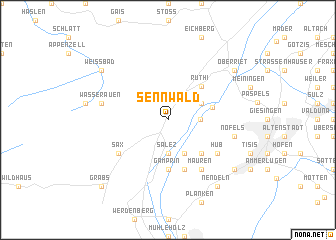 map of Sennwald