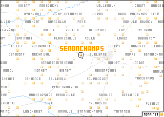 map of Senonchamps
