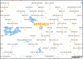map of Senoueix