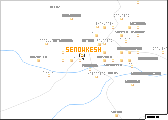 map of Senowkesh