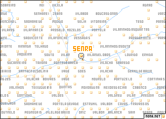 map of Senra