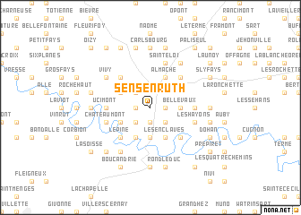 map of Sensenruth