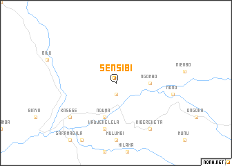 map of Sensibi