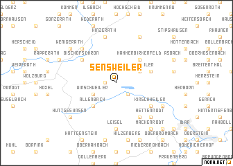 map of Sensweiler