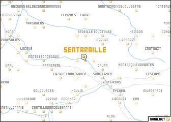 map of Sentaraille