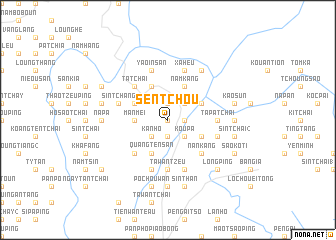 map of Sen Tchou