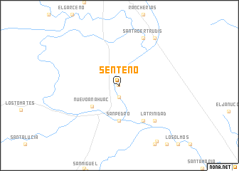 map of Senteño