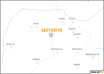 map of Senterīya